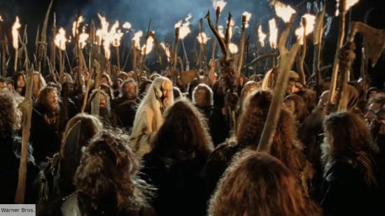 Lord of the Rings: War of the Rohirrim - Wulf the Dunlending explained - The Dunlendings pledging their allegiance to Saruman