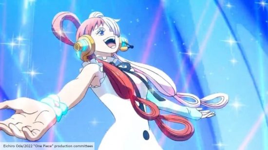One Piece Film Red: Uta singing a concert 
