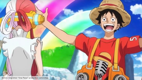 One Piece Red ending explained: Luffy chatting with Uta 