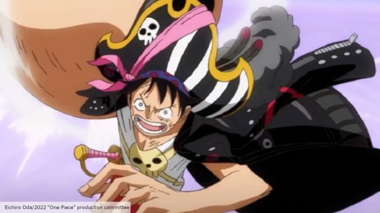 One Piece Red review: Luffy in the middle of a fight 