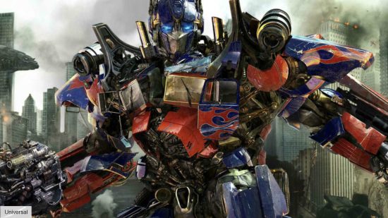 Optimus Prime in the Transformers movies
