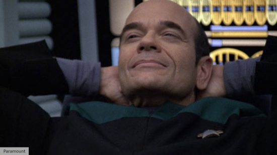 Robert Picardo as the EMH on Star Trek Voyager
