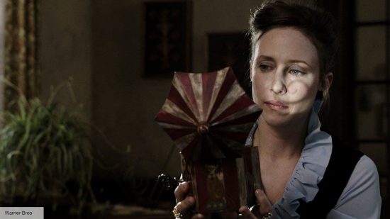 The Conjuring 4 release date: Lorraine Warren looking at a music box