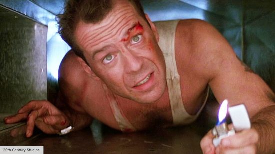 Best Bruce Willis movies: Bruce Willis as John McClane in Die Hard