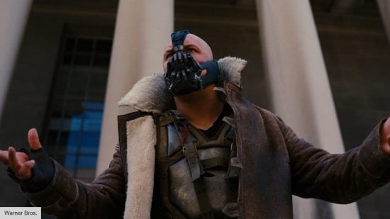 Christopher Nolan movies ranked: Tom Hardy as Bane in The Dark Knight Rises