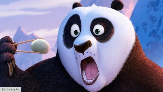 Kung Fu Panda 4 release date: Po eating dumplings 