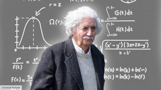 Tom Conti as Einstein in Oppenheimer