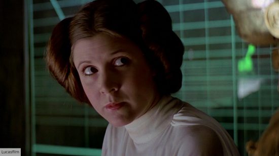 Star Wars: Carrie Fisher as Princess Leia in original trilogy