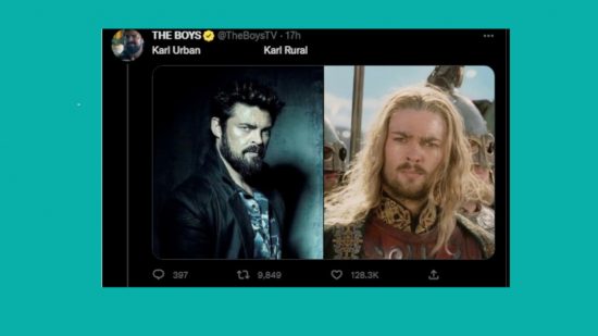 The Boys makes fun of Karl Urban’s Lord of the Rings character