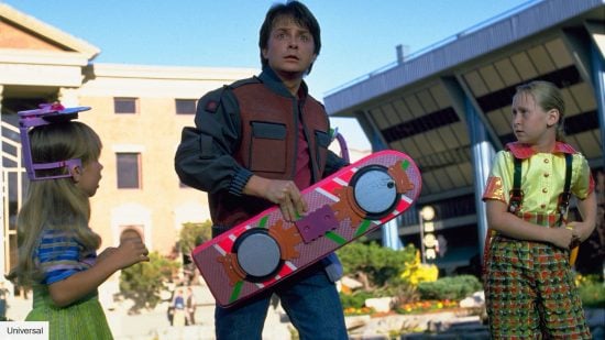 Michael J Fox in Back to the Future 2
