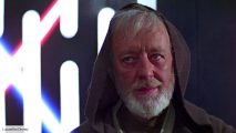 Alec Guinness as Obi-Wan Kenobi in Star Wars: A New Hope