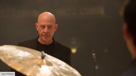 Damien Chazelle movies ranked: JK Simmons as Terrence Fletcher in Whiplash