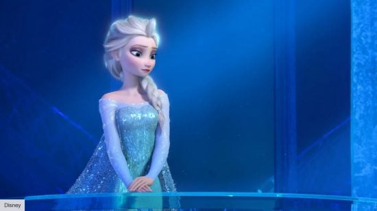 Elsa in the Disney movie Frozen