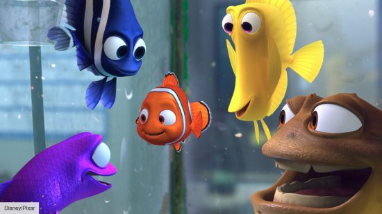 Nemo and the Tank Gang in Finding Nemo