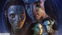 Jake Sully, Neytiri, and Lo'ak in Avatar: The Way of Water