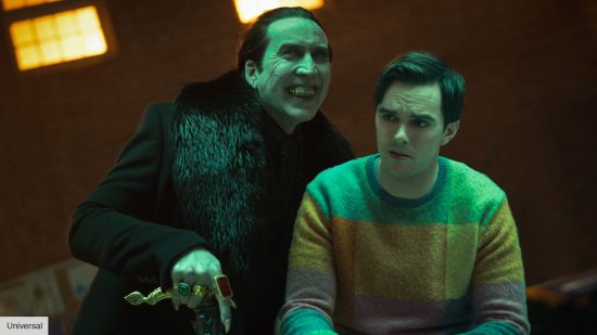 nicolas cage and nicholas hoult in renfield