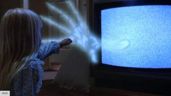 Poltergeist true story: Carol Anne communicating with the TV