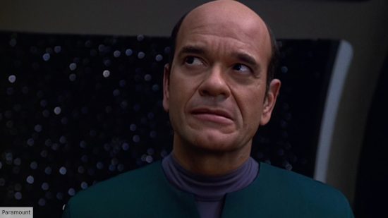 Robert Picardo as EMH in Star Trek