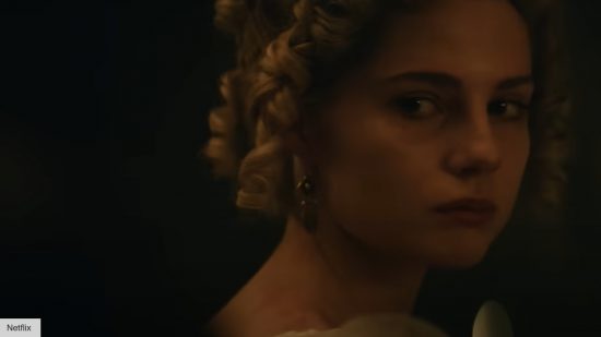 The Pale Blue Eye interview Lucy Boynton: a close up on Lea 