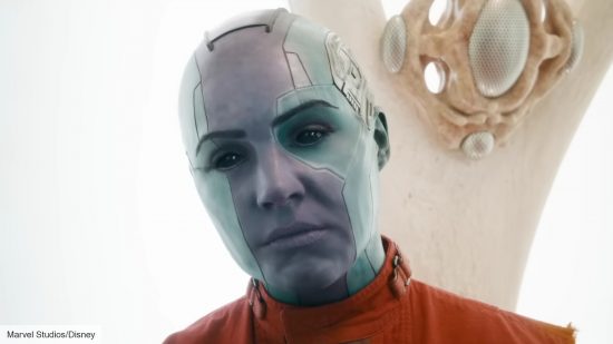 Karen Gillan as Nebula in Guardians of the Galaxy Vol 3