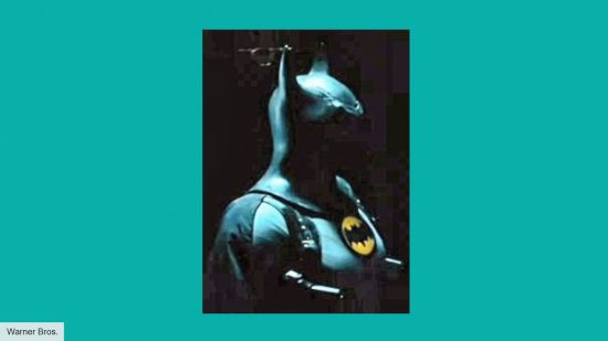 Screenshot of a Batsuit with the Batman '66 logo on