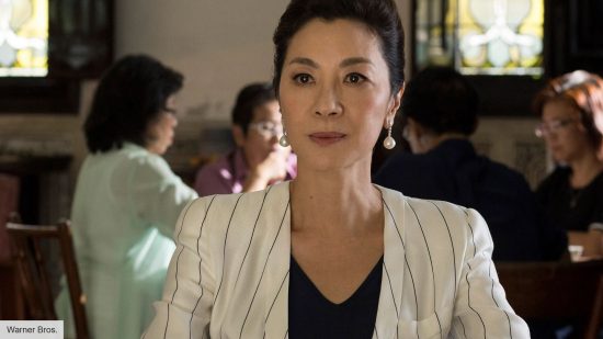 The best Michelle Yeoh movies: Michelle Yeoh as Eleanor Young in Crazy Rich Asians