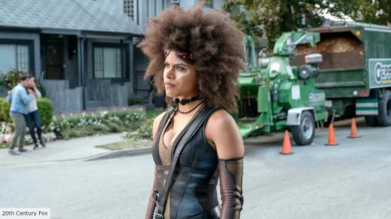 Best X-Men Characters - Zazie Beetz as Domino in Deadpool 2