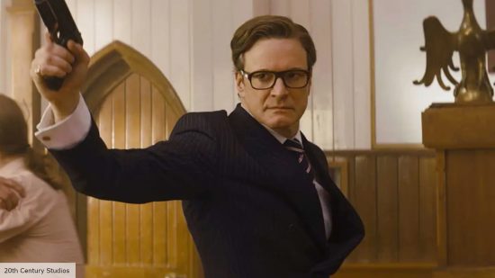 Colin Firth brought action movie chaos to a church in Kingsman