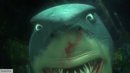 Bruce proved to be a dangerous shark in Finding Nemo