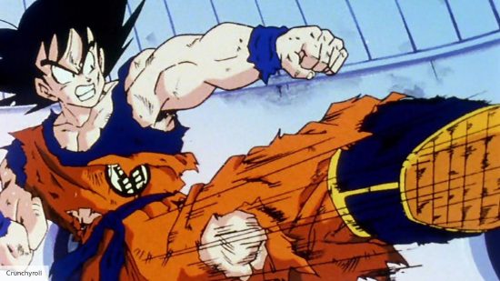 Goku training in Dragon Ball Z