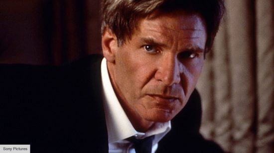 Harrison Ford as President James Marshall in Air Force One