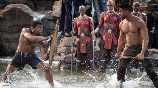 The best Michael B Jordan movies: Michael B Jordan and Chad Boseman in Black Panther