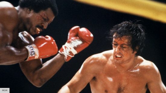 How to watch the Rocky movies in order: Carl Weathers and Sylvester Stallone in Rocky 2