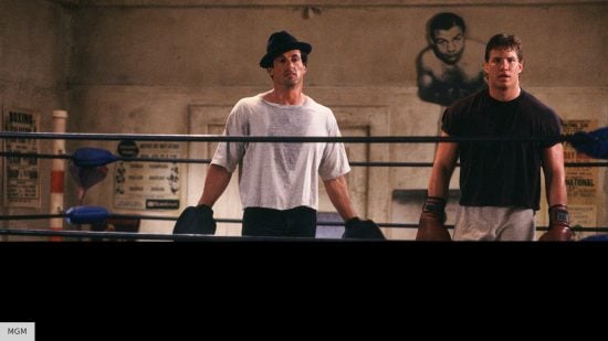 How to watch the Rocky movies in order: Sylvester Stallone as Rocky Balboa and Tommy Morrison as Tommy Gunn