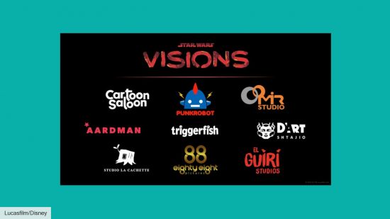 The line up of studios for Visions season 2