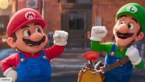 Mario and Luigi bumping fists during the Super Bowl advert