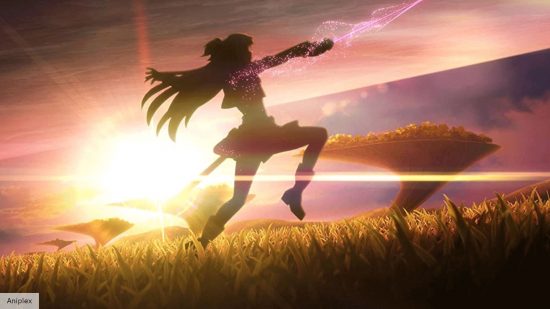 Sword Art Online Progressive 3 release date: Asuna learning sword skills in a field 
