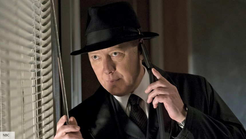 The Blacklist season 10 release date: Red looking out a window while talking on a cell phone