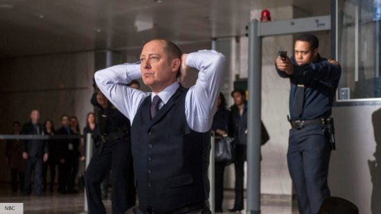 The Blacklist season 10 release date: Red with his hands behind his head 