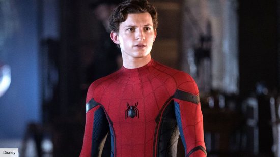 Tom Holland as Peter Parker in Spider-Man Far From Home