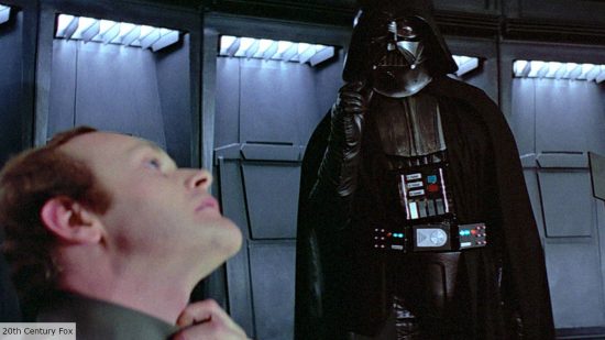 Star Wars a new hope Vader force choke