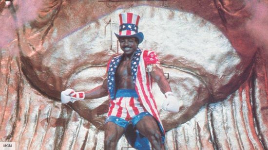 Carl Weathers as Apollo Creed in Rocky 4