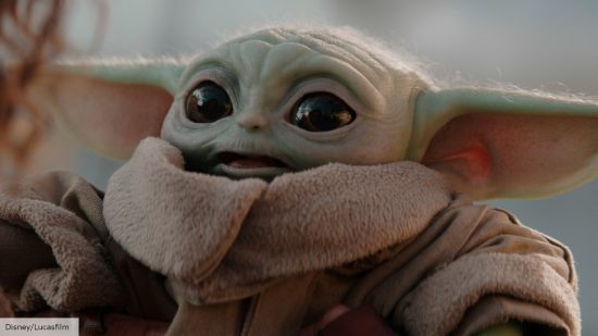 Baby Yoda in Star Wars series The Mandalorian season 3