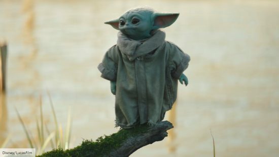 The Mandalorian character Baby Yoda had a special puppet made for The Book of Boba Fett
