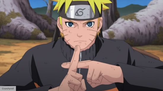 Naruto uses the Shadow Clone jutsu