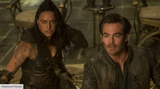 Chris Pine and Michelle Rodriguez in Dungeons and Dragons