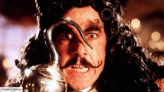 Dustin Hoffman as Captain Hook in Hook