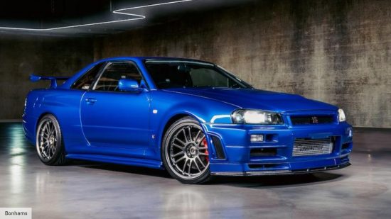 A shot of Paul Walker's Fast and Furious car going on sale 