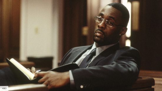 Idris Elba as Stringer Bell in The Wire