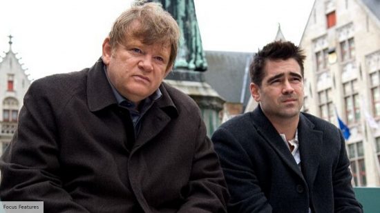 Brendan Gleeson and Colin Farrell in comedy movie In Bruges